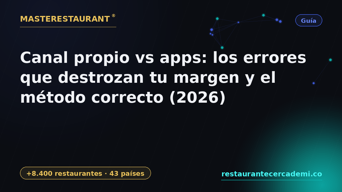 Own channel vs delivery apps: the margin-killing mistakes and the right method (2026) — Masterestaurant