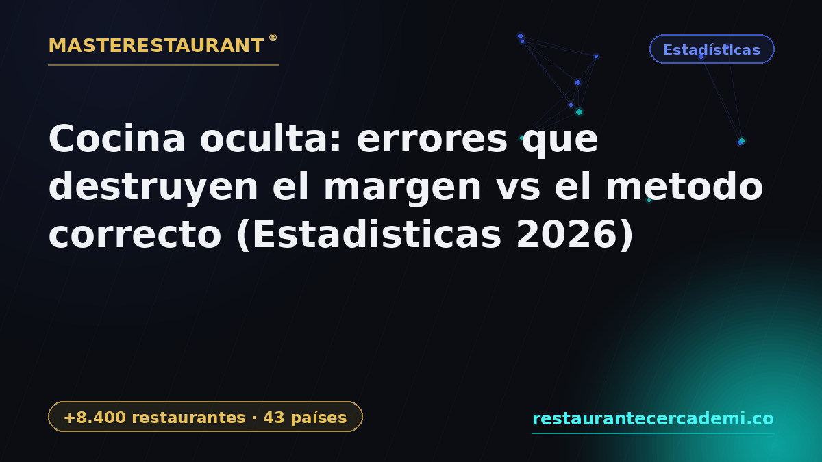 Ghost kitchen: mistakes that destroy your margin vs the right method (2026 Statistics) — Masterestaurant