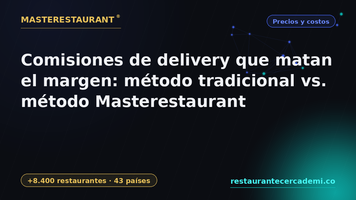 Delivery Commissions That Kill Your Margin: Traditional Method vs. Masterestaurant Method — Masterestaurant