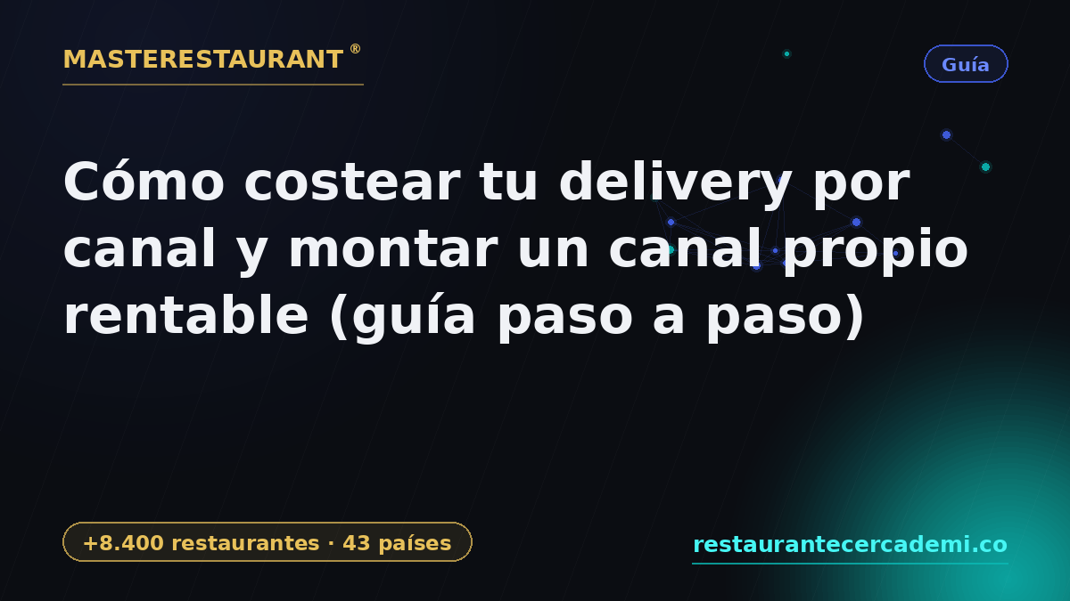How to cost your delivery by channel and build a profitable direct channel (step-by-step 2026) — Masterestaurant