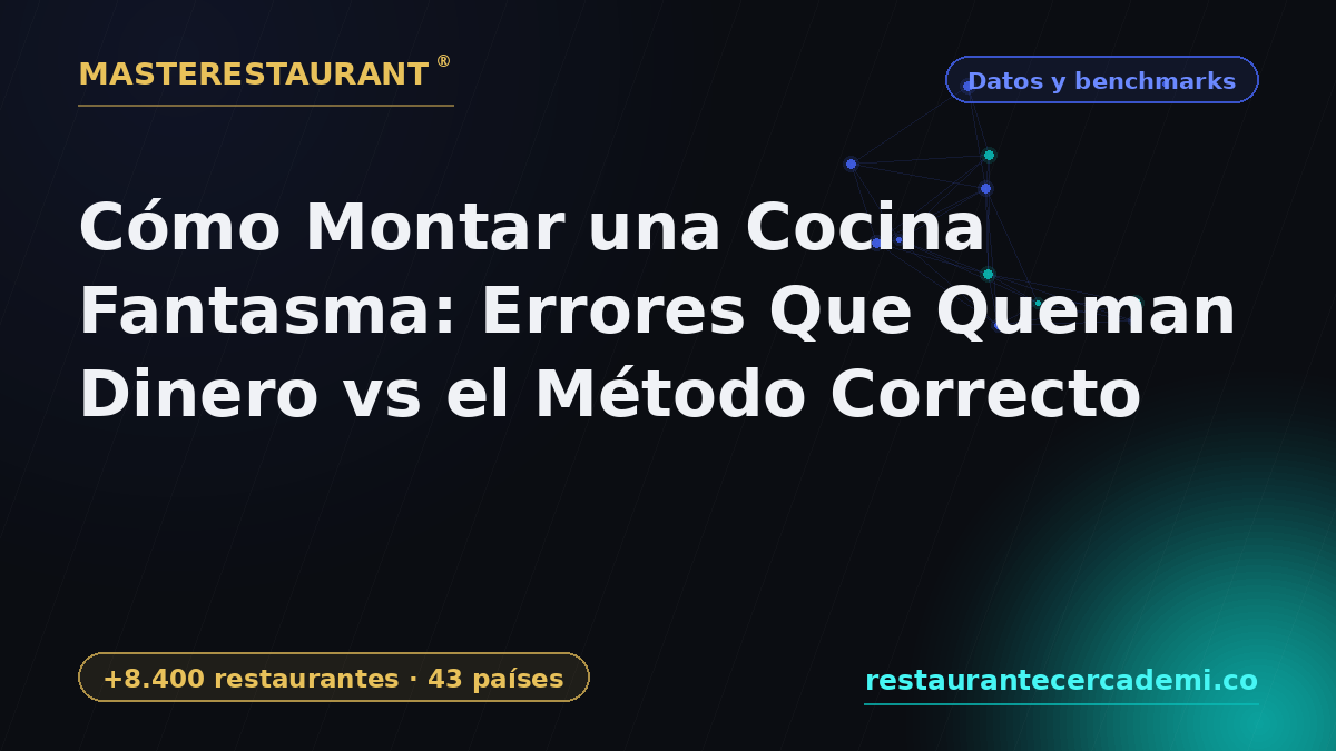 Ghost Kitchen: Costly Mistakes vs the Right Method (Masterestaurant) — Masterestaurant