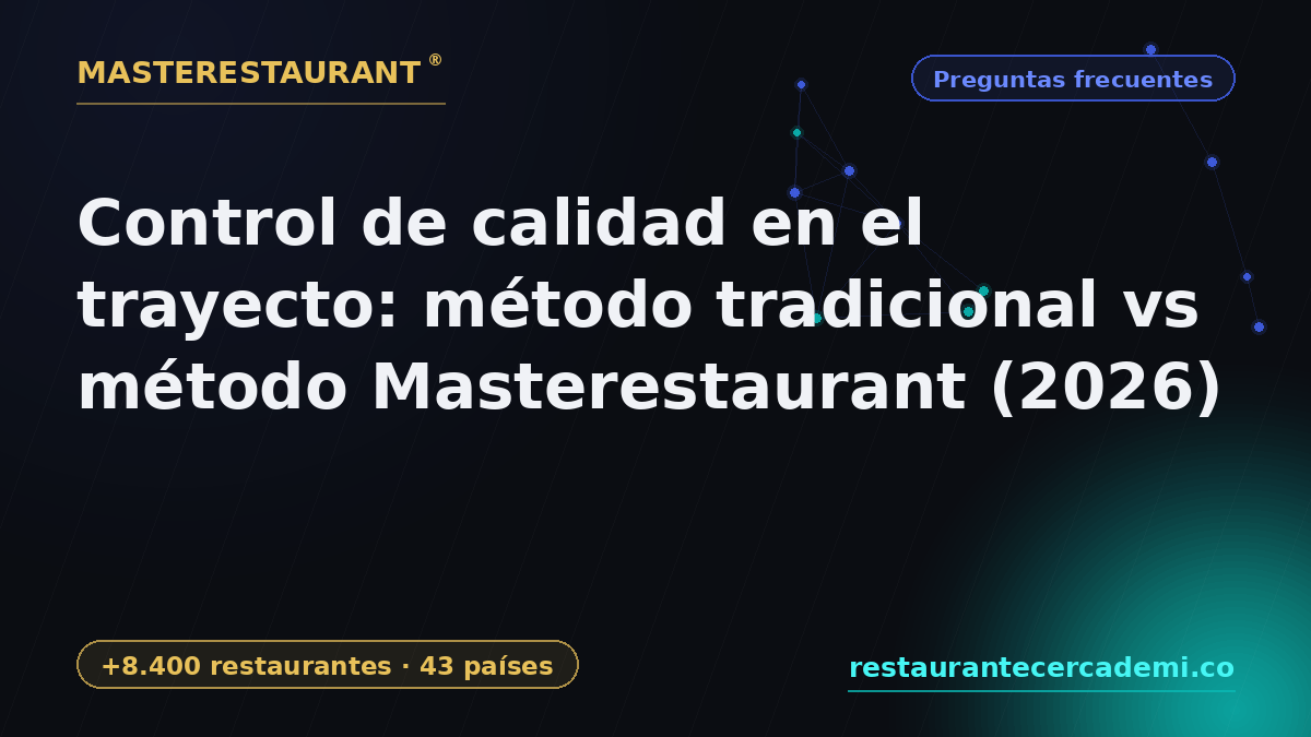 Quality Control in Transit: Traditional Method vs Masterestaurant Method (2026) — Masterestaurant