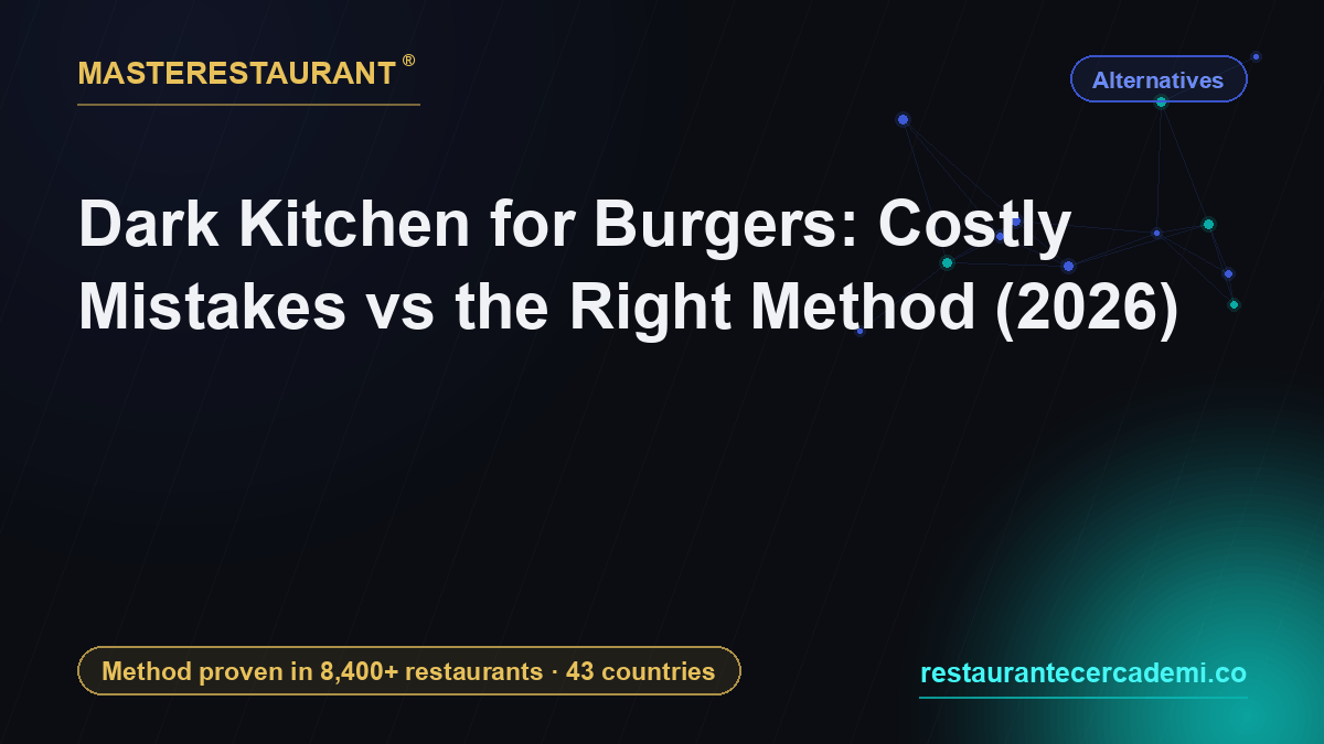 Dark Kitchen for Burgers: Costly Mistakes vs the Right Method (2026) — Masterestaurant
