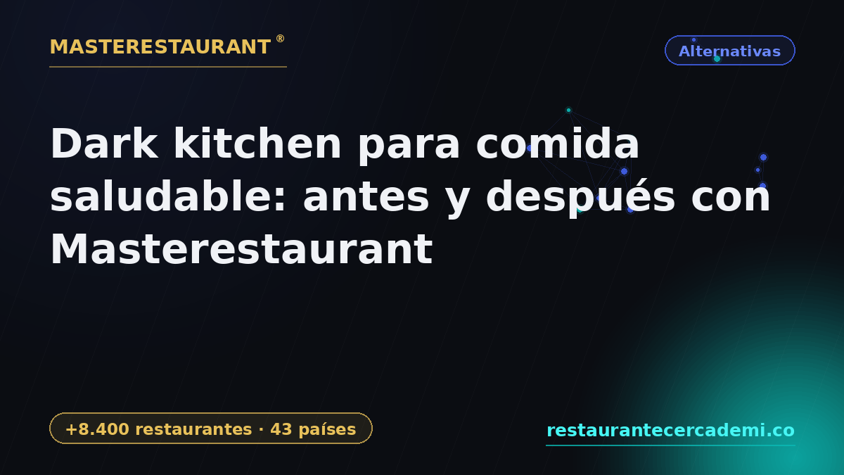 Dark kitchen for healthy food: before and after with Masterestaurant — Masterestaurant