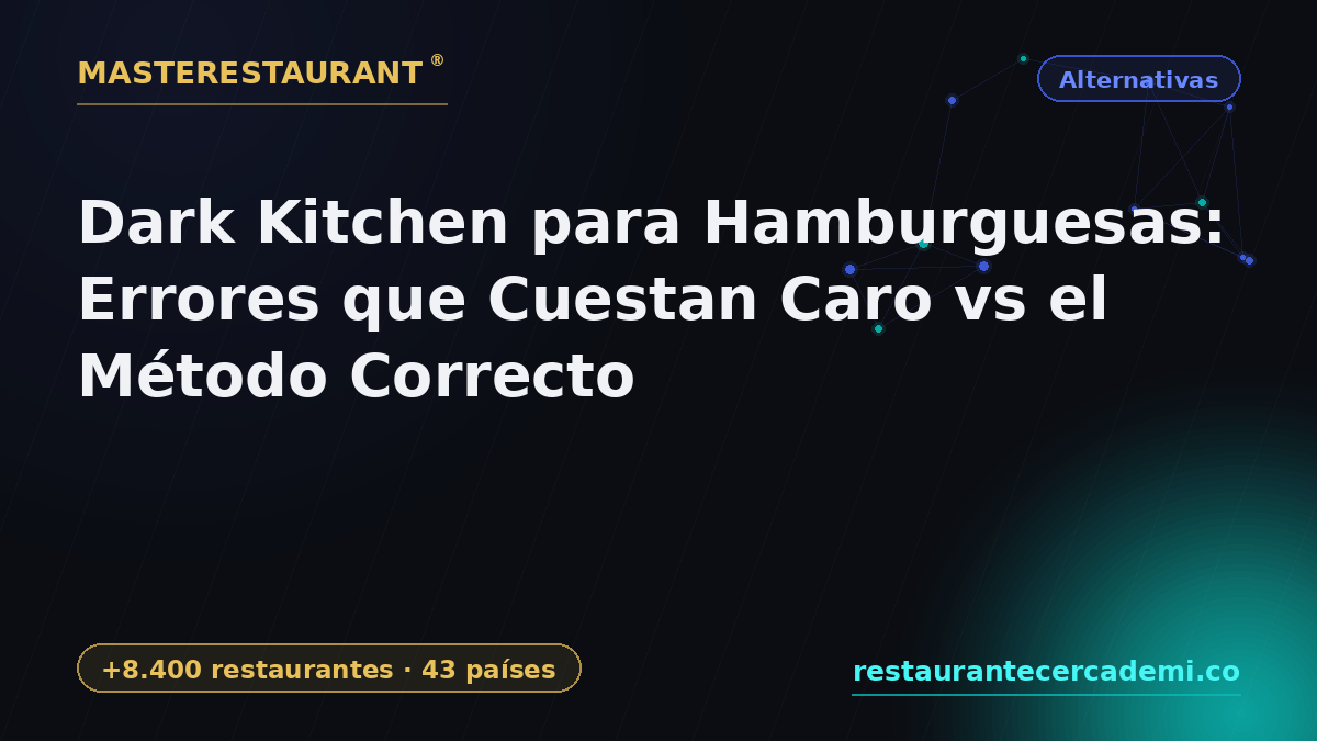 Dark Kitchen for Burgers: Costly Mistakes vs the Right Method (2026) — Masterestaurant