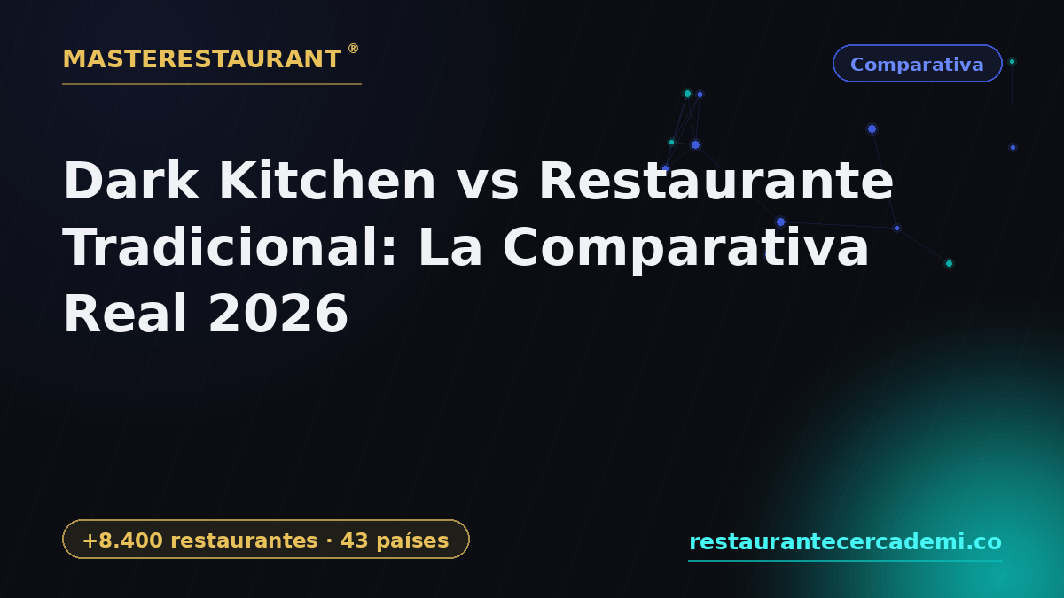 Dark Kitchen vs Traditional Restaurant: The Real 2026 Comparison — Masterestaurant