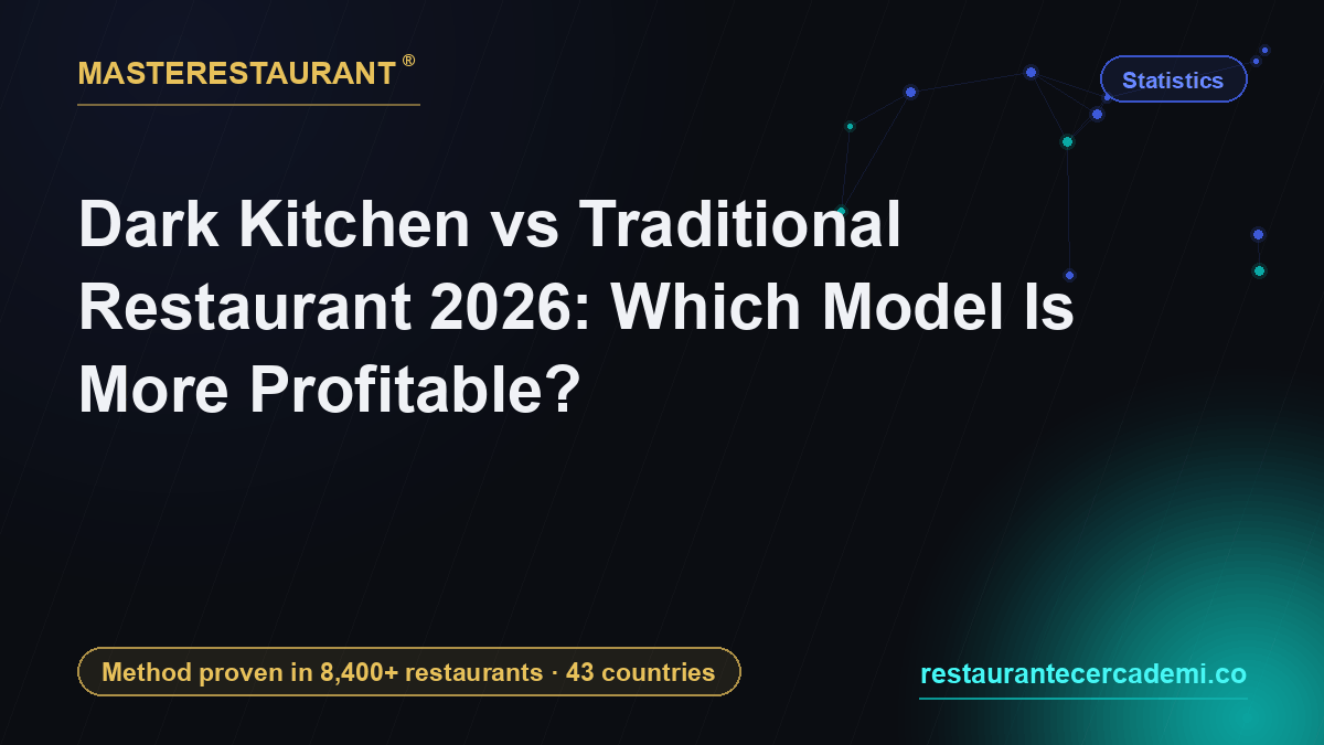 Dark Kitchen vs Traditional Restaurant 2026: Which Model Is More Profitable? — Masterestaurant