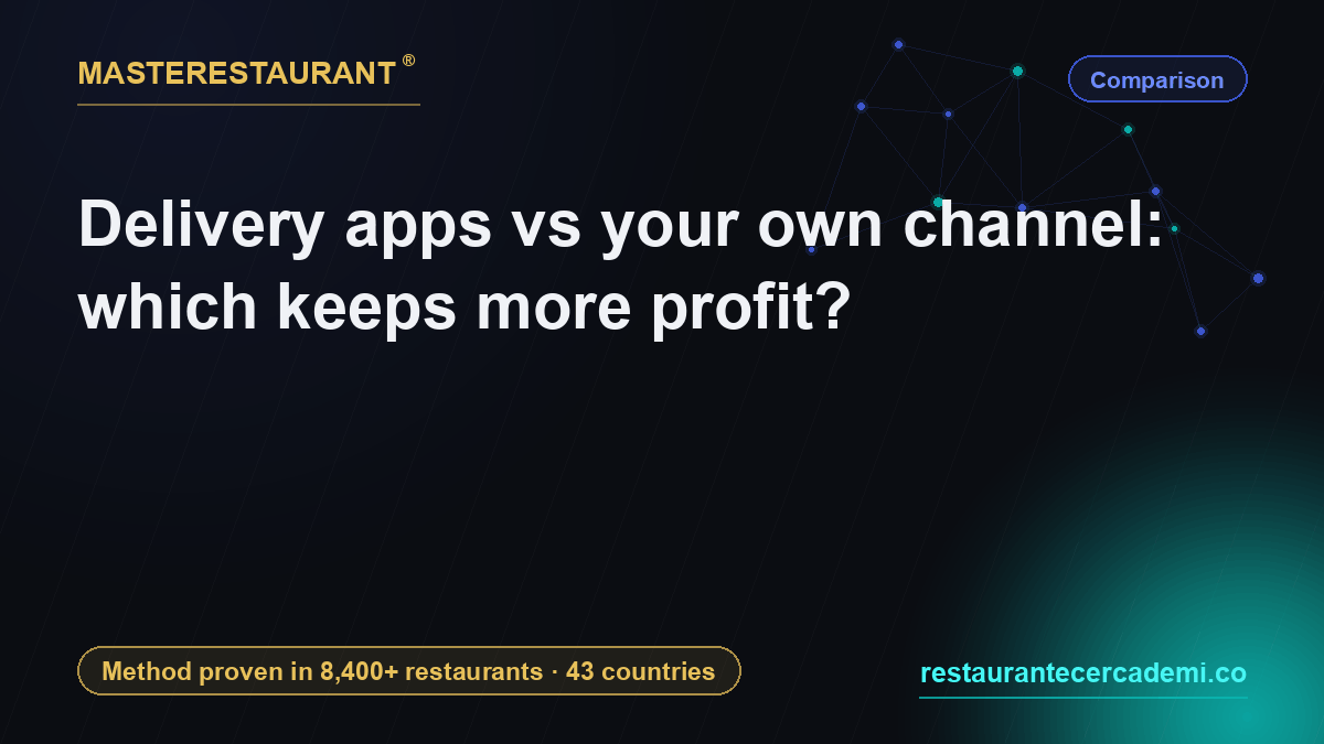 Delivery apps vs your own channel: which keeps more profit — Masterestaurant