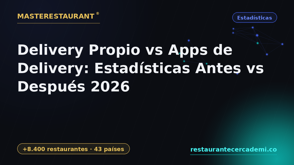 Own Delivery vs Delivery Apps: Before vs After Statistics 2026 — Masterestaurant