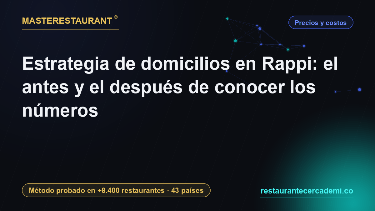Estrategia de domicilios en Rappi: el antes y el después de conocer los números — Masterestaurant