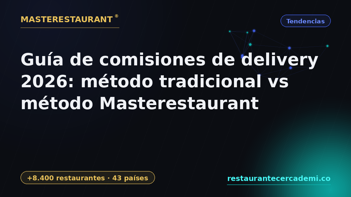 Delivery Commission Guide 2026: Traditional Method vs Masterestaurant Method — Masterestaurant