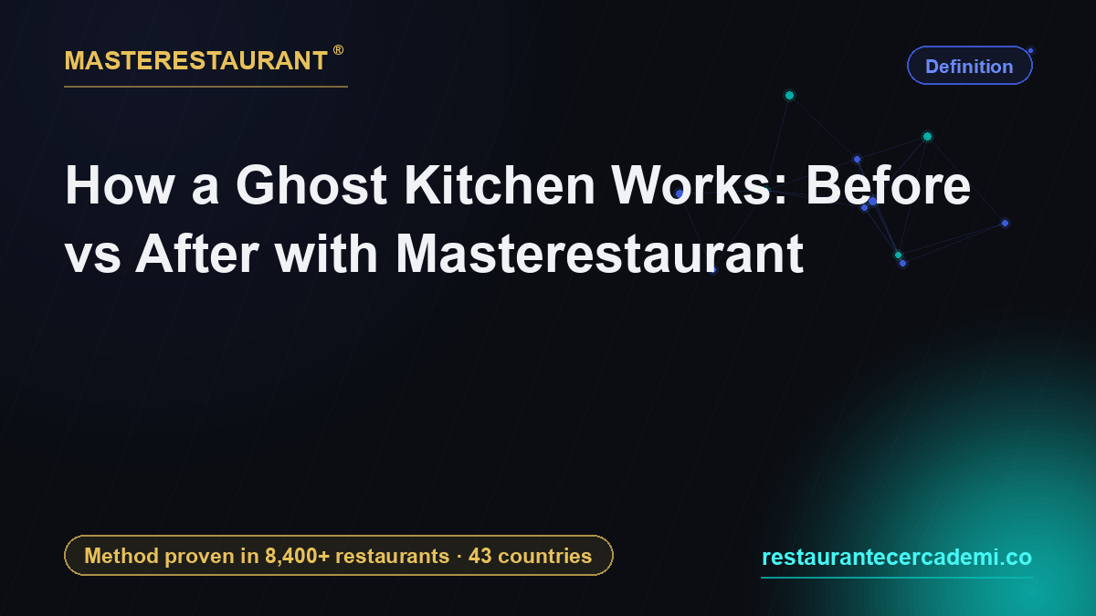 How a Ghost Kitchen Works: Before vs After with Masterestaurant — Masterestaurant
