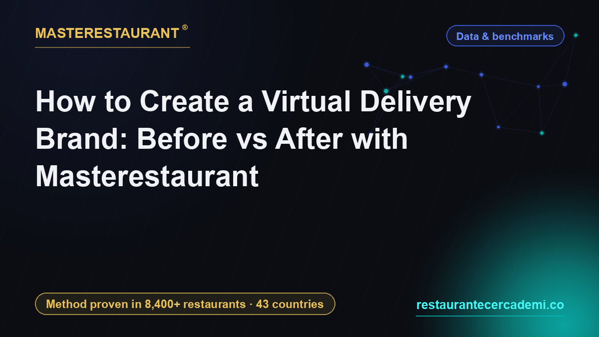 How to Create a Virtual Delivery Brand: Before vs After with Masterestaurant — Masterestaurant
