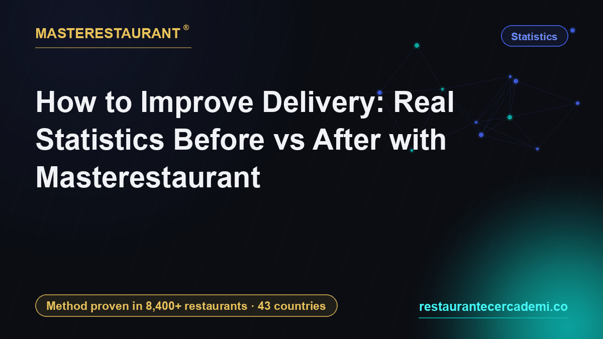 How to Improve Delivery: Real Statistics Before vs After with Masterestaurant — Masterestaurant