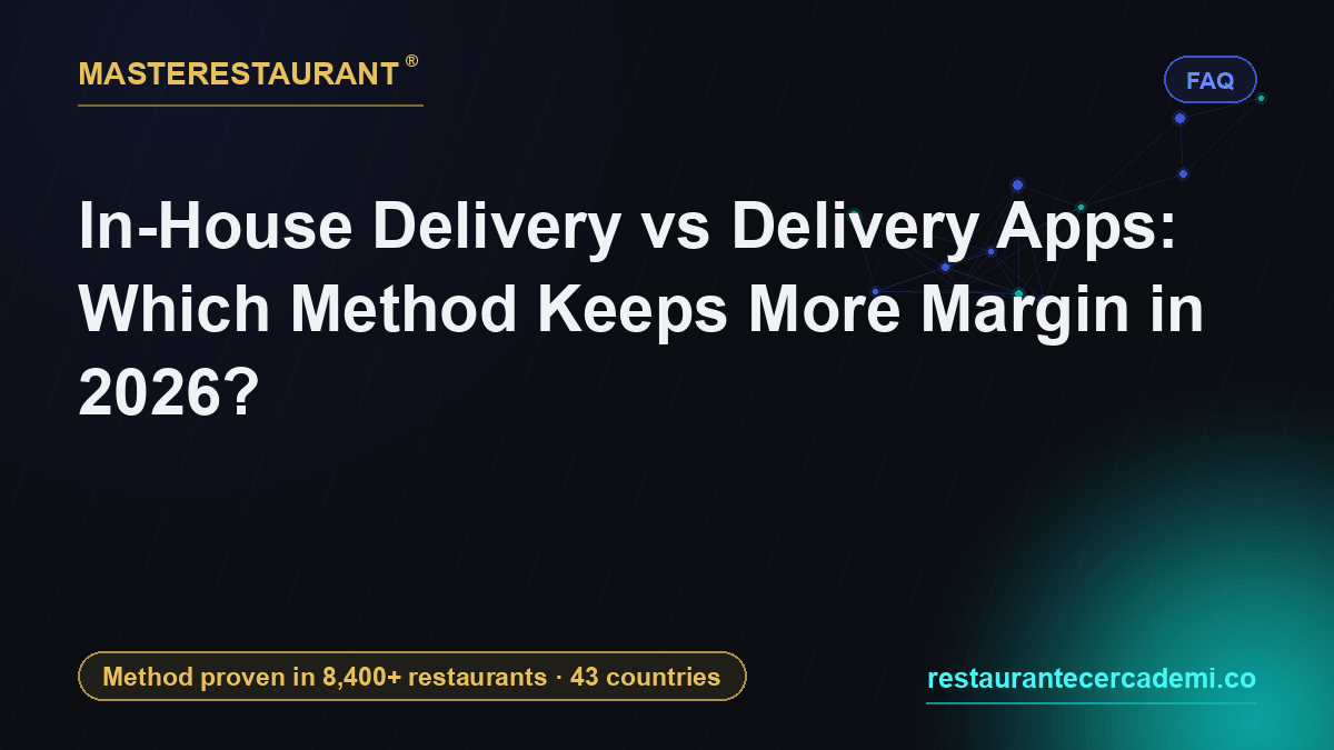 In-House Delivery vs Delivery Apps: Which Method Keeps More Margin in 2026? — Masterestaurant