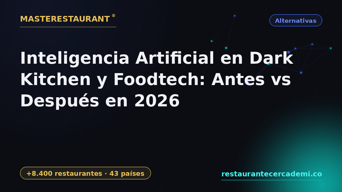 Artificial Intelligence in Dark Kitchens and Foodtech: Before vs After in 2026 — Masterestaurant