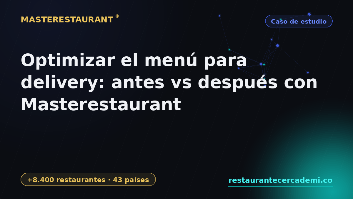 Optimize your delivery menu: before vs after with Masterestaurant — Masterestaurant