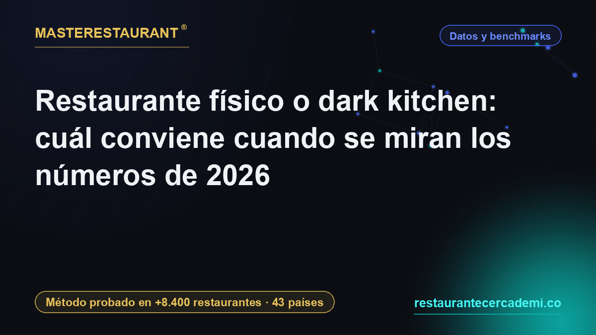 Physical restaurant or dark kitchen: which one wins once you read the 2026 numbers — Masterestaurant