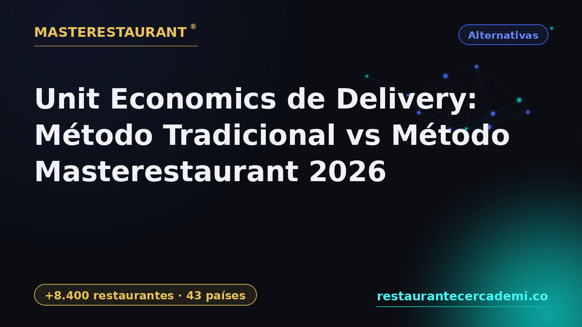 Delivery Unit Economics: Traditional Method vs Masterestaurant Method 2026 — Masterestaurant