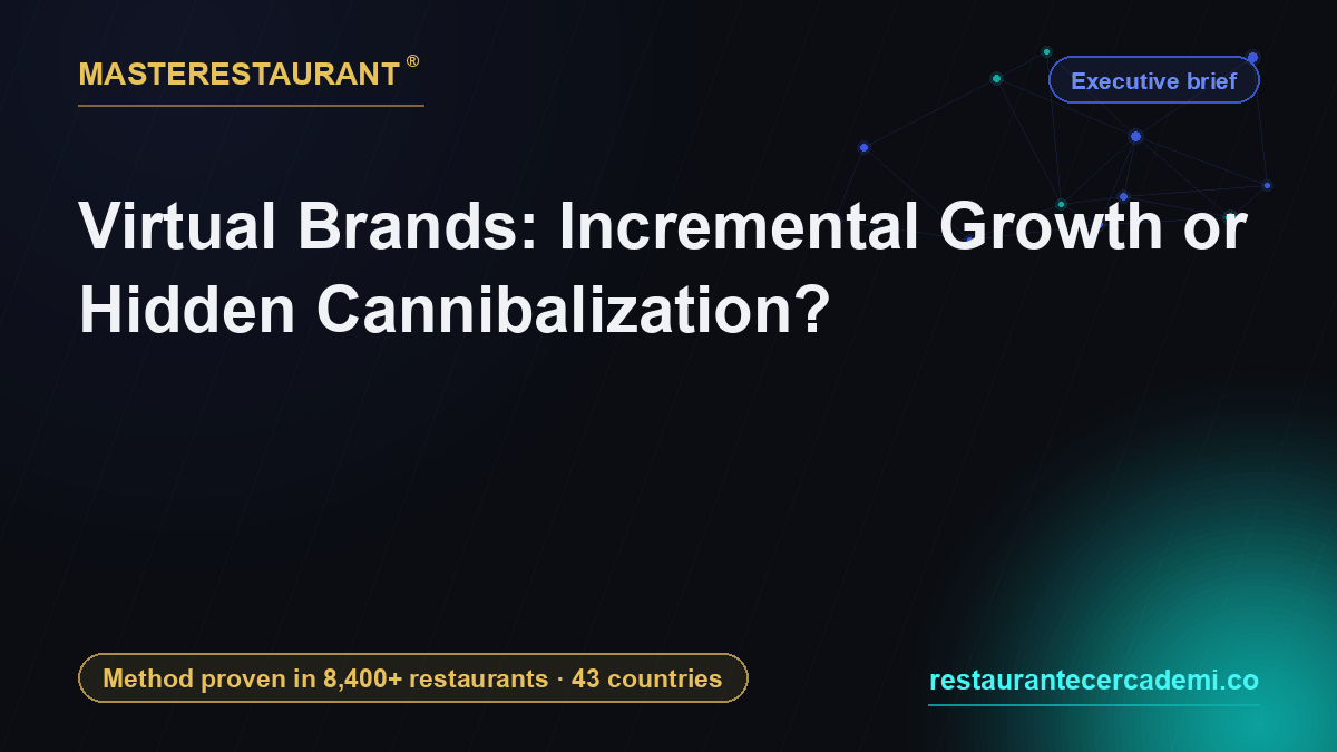 Virtual Brands: Incremental Growth or Hidden Cannibalization? — Masterestaurant